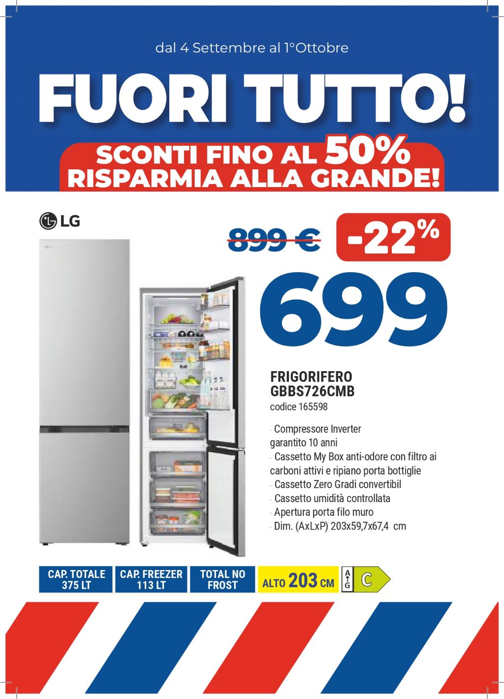 FRIGO LG GBBS726CMB